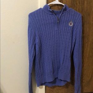 Purple pull over sweater
